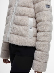 Barbour® International Franchesca Boxy Fleece Quilt Jacket - Image 5 of 7