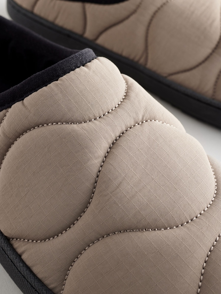 Natural Onion Thinsulate Quilted Mule Slippers - Image 6 of 6