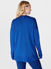 Sweaty Betty Lightning Blue After Class Longline Sweatshirt - Image 2 of 7