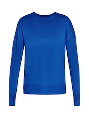 Sweaty Betty Lightning Blue After Class Longline Sweatshirt - Image 7 of 7