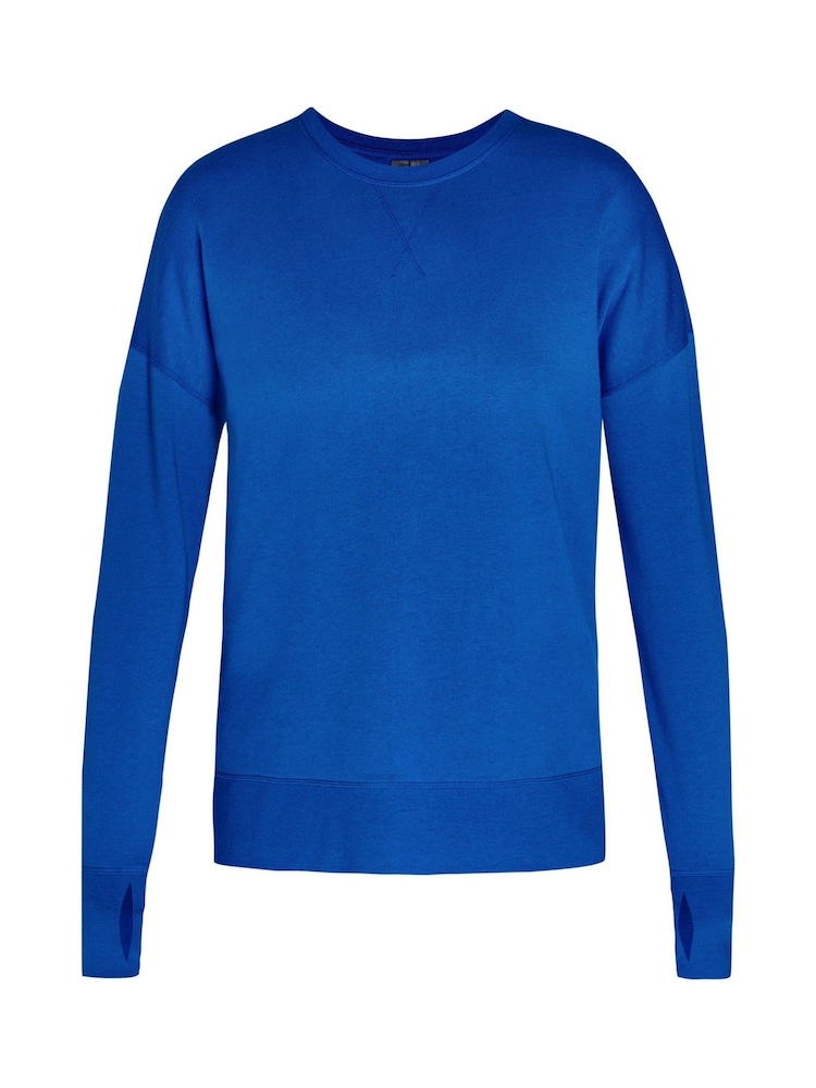 Sweaty Betty Lightning Blue After Class Longline Sweatshirt - Image 7 of 7