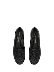 Kurt Geiger London Eagle Moccasin Drench Black Pumps - Image 4 of 5