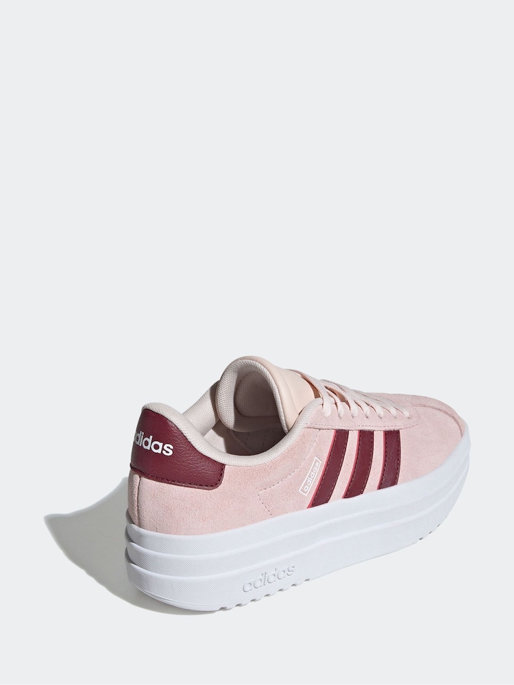 adidas Pink Kids VL Court Bold Trainers - Image 2 of 8