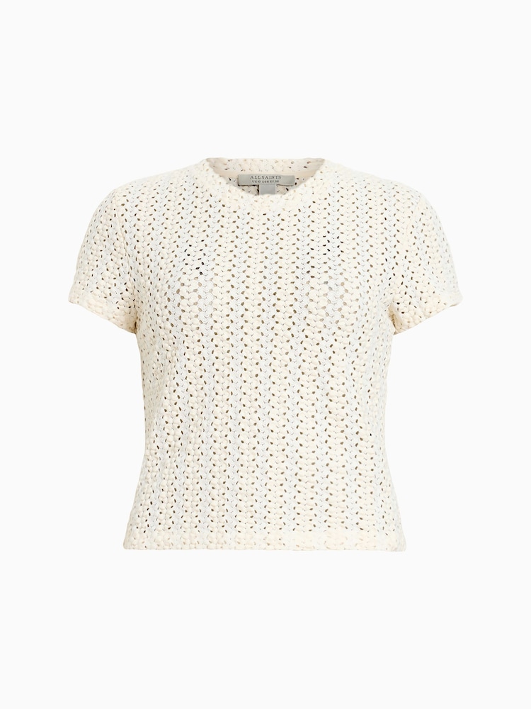 Weiß - AllSaints Karma Stevie T-Shirt - Bild 7 von 7