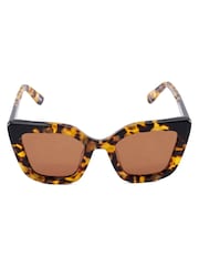 Dune London Animal Golders Acetate Cat-Eye Sunglasses - Image 2 of 4