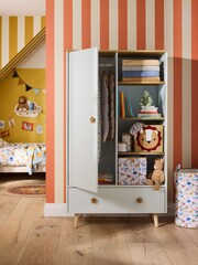 Jojo Maman Bébé White Asta Double Wardrobe - Image 2 of 9