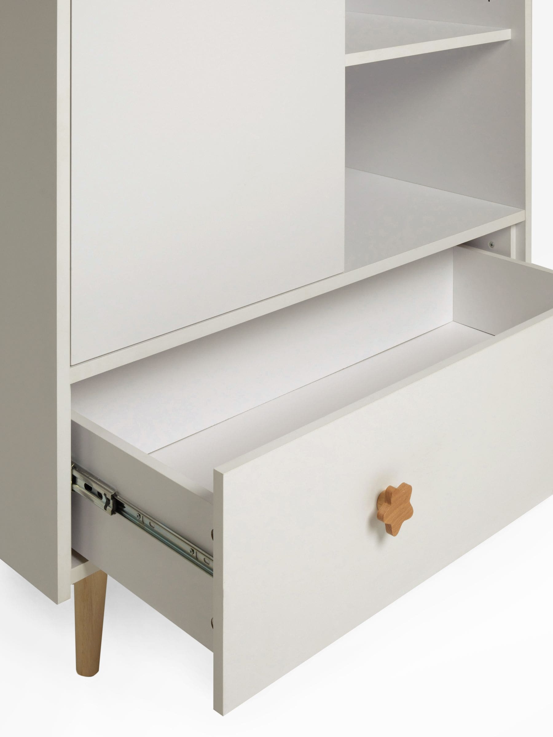 Buy Jojo Maman Bébé White Asta Double Wardrobe from the Next UK