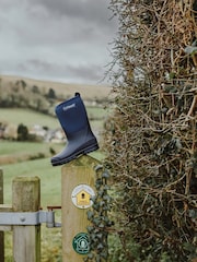 Cotswolds Childrens Blue Waterproof Hilly Neoprene Wellington Boots - Image 5 of 5