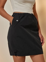 Black Cargo Mini Skirt - Image 2 of 5
