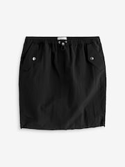 Black Cargo Mini Skirt - Image 4 of 5