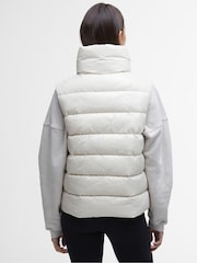 Barbour® International Griffin Cropped Puffer Gilet - Image 2 of 10