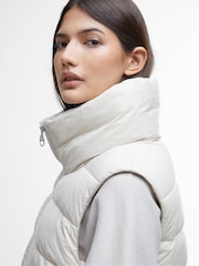 Barbour® International Griffin Cropped Puffer Gilet - Image 4 of 10
