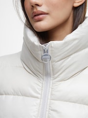 Barbour® International Griffin Cropped Puffer Gilet - Image 6 of 10