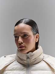 Barbour® International Griffin Cropped Puffer Gilet - Image 9 of 10