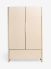 MADE.COM Ecru White Eleni Double Wardrobe - Image 5 of 6