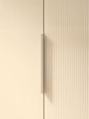 MADE.COM Ecru White Eleni Double Wardrobe - Image 6 of 6