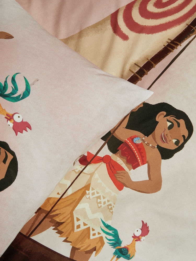 طقم غطاء لحاف وغطاء وسادة من قطن 100% وبتصميم رسومات مستوحاة من Disney Moana - صورة 8 من 8