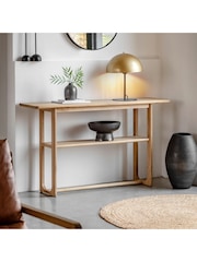 Gallery Home Natural Neston Console Table - Image 2 of 6