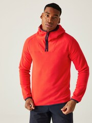 Regatta Red Kathan Zip Neck Hoodie - Image 1 of 8
