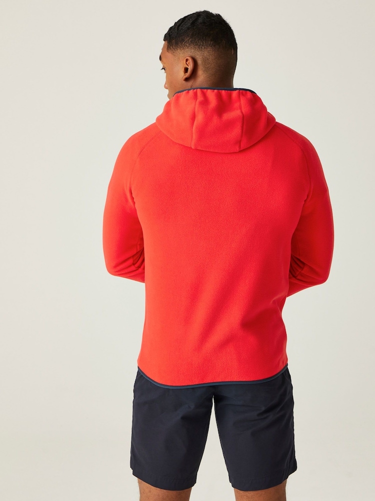 Regatta Red Kathan Zip Neck Hoodie - Image 2 of 8