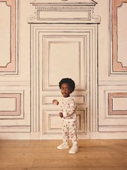 Cath Kidston Ecru Cowboy Baby Sweatshirt and Joggers Set - Image 1 of 12