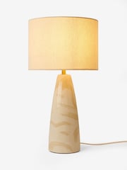 MADE.COM Cream Vince Ceramic Table Lamp - Image 5 of 6
