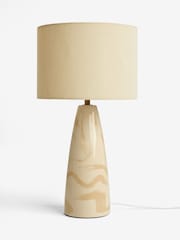 MADE.COM Cream Vince Ceramic Table Lamp - Image 6 of 6