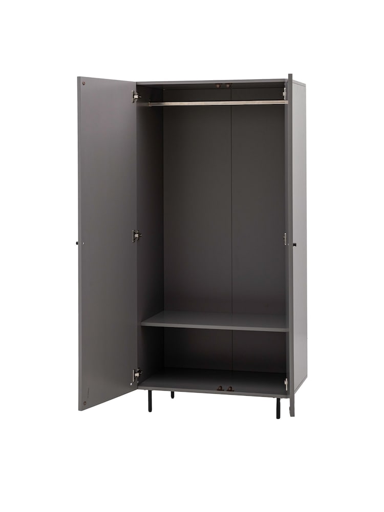 Gallery Home Grey Tetouan Double Wardrobe - Image 6 of 6