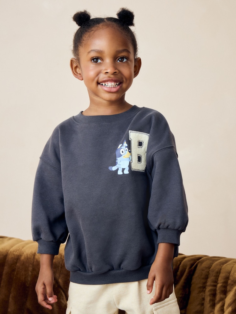 Navy Blue Bluey Sweatshirt (12mths-7yrs) - Image 2 of 4
