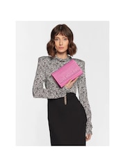 Love Moschino Pink FAUX Leather Crossbody Bag - Image 1 of 5