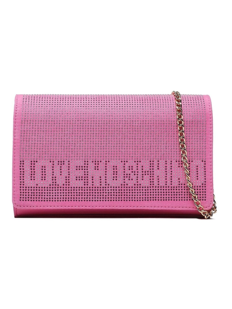 Love Moschino Pink FAUX Leather Crossbody Bag - Image 2 of 5