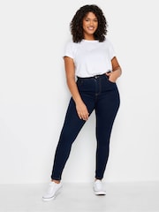 Evans Curve Fit Blue Skinny Jeans - Image 2 of 2