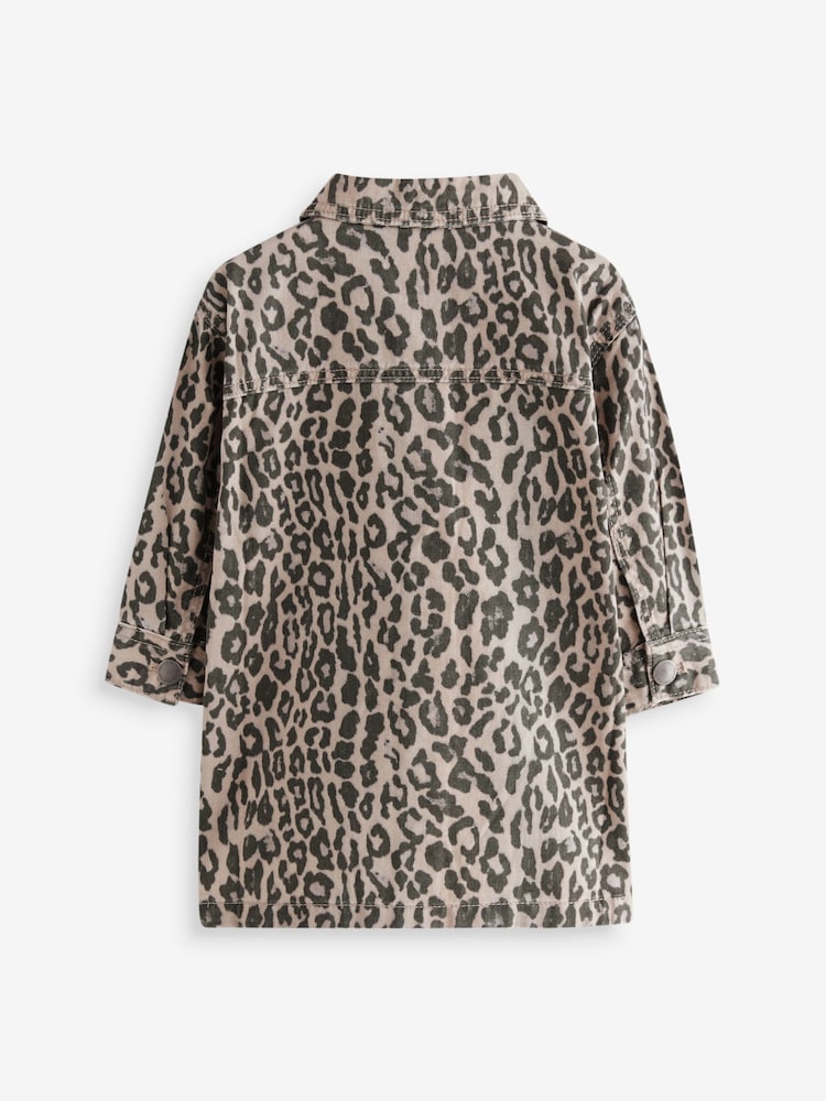 Animal Print 100% Cotton Shirt Dress (3mths-8yrs) - Image 8 of 8