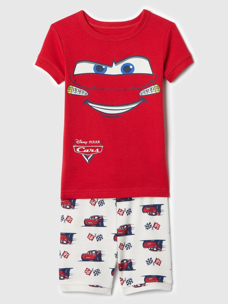 Gap Red Disney Cars Lightning McQueen Cotton Short Pyjama Set (6mths-5yrs) - Image 1 of 4