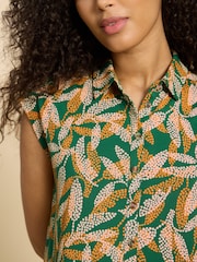 White Stuff Green Everly Jersey Shirt Dress - Image 4 of 7