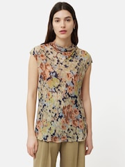Jigsaw Multi Sheer Petal Crinkle Top - Image 1 of 6