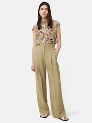 Jigsaw Multi Sheer Petal Crinkle Top - Image 3 of 6