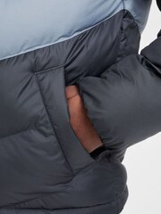 Nike Black/Grey/Orange Synthetic Fill Hooded Jacket - Image 6 of 6