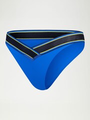 Speedo Blue Womens Quick Drying V Scoop Bikini Bottoms - Image 6 of 6