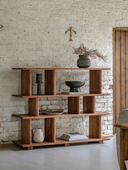 Gallery Home Natural Eddleston Open Display Unit - Image 4 of 6