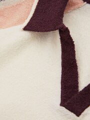 Reiss Pink Multi Tonka Ché Towelling Open-Collar Shirt - Image 6 of 6