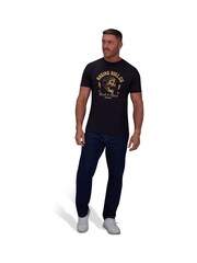 Raging Bull Ruck & Maul 100% Cotton Black T-Shirt - Image 1 of 5