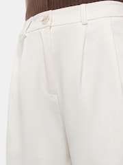 Whistles Bethany Barrel Leg White Trousers - Image 3 of 5