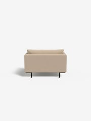 MADE.COM Cotton Weave Oatmeal Harlow Loveseat - Image 2 of 7