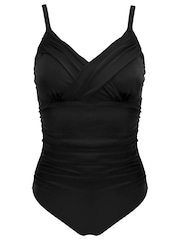 Pour Moi Black Tummy Control Swimsuit - Image 3 of 4