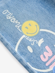 Denim SmileyWorld® 100% Cotton Barrel Jeans (3-16yrs) - Image 6 of 9