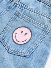 Denim SmileyWorld® 100% Cotton Barrel Jeans (3-16yrs) - Image 7 of 9