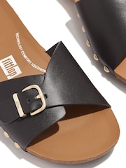 FitFlop IQushion Adjustable Buckle Leather Slides - Image 4 of 4
