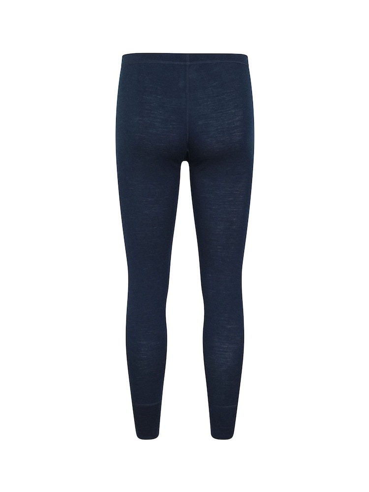 Donkerblauw - Mountain Warehouse Mens Merino II Thermal Baselayer Pants - Image 4 of 5