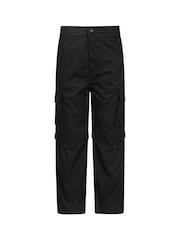 Mountain Warehouse Black Kids Active Convertible Trousers - Image 1 of 5